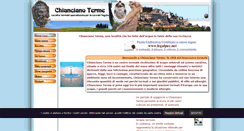 Desktop Screenshot of chianciano.com