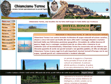 Tablet Screenshot of chianciano.com